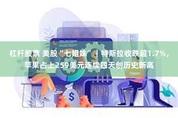 杠杆股票 美股“七姐妹”｜特斯拉收跌超1.7%，苹果占上259美元连续四天创历史新高