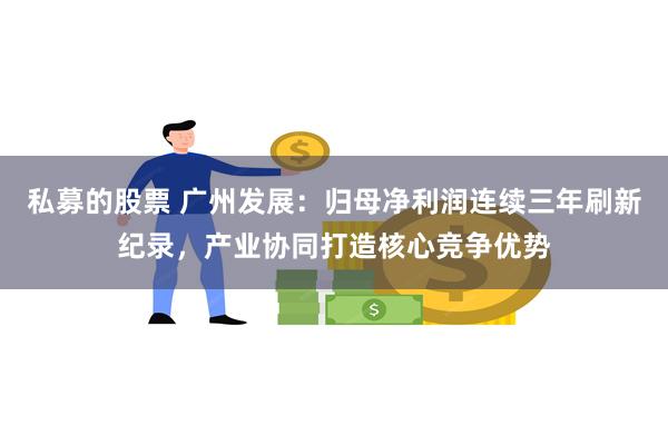 私募的股票 广州发展：归母净利润连续三年刷新纪录，产业协同打造核心竞争优势